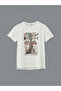 Crew Neck Printed Women's T-Shirt (S5) - 6