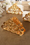 Joven Gold Stainless Steel Ultra Luxury Napkin Holder Organizer Presentation Kitchen Decoration Tableware - 2