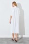 Bone Loose Fit Double Pocket Shirt Dress - Ek100283067 - 5