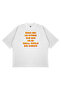 Unisex Oversize Good S3X No Stress Printed Boxy Fit Thick Fabric (240Gsm) T-Shirt
