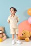 Children's Summer Shorts Boys' Two-Piece Set Polo Neck Bottom Top Set - 2