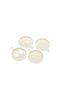 Dessert and Coffee Decoration Template Set Rice Pudding Decoration Dessert Pastry Decoration Latte Sago Decoration Set of 4 - 3