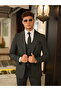 Men's Slim Fit Italian Style Suit Jacket Vest Pants with Vest -Lntcom2348 - 2
