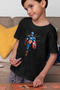 Captain America Printed Unisex Avengers Cartoon Children's T-Shirt (1-12 Years)