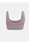 Lilac Underwire Free Padding Flat Seamless Sports Bra - 2