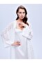 Dowry Set Nightgown Dressing Gown Pajama Set Shorts Set 6 Piece Set Ecru Bm-1637 - 2