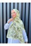 Minelarp Lemon Yellow Rose Pattern Soft Shawl