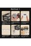 Kitchen Utensil Holder with 6 Removable Hooks, Wall Mounted Kitchen Utensil Bar, Hanging Utensil Hol - 5
