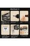 Kitchen Utensil Holder with 6 Removable Hooks, Wall Mounted Kitchen Utensil Bar, Hanging Utensil Hol - 7