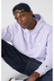 Icons Plush Wash Hooded Sweatshirt Purple Men's Hooded Sweatshirt-221176-Vs101 - 4