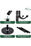Metal Standing Coat Rack, Modern Space-Saving Coat Tree with Hooks - 2