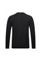 Black Regular Fit Ribbed Quarter Turtleneck Cotton Knitwear Sweater - 2