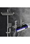 Shower System with LED Digital Display and Atmosphere Lamp, Piano Key Shower System, Intellige - 2
