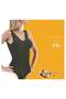 Slimming Shaper Sculpting Swimsuit, Khaki S/M - 2