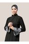 Full Covered Water Repellent Quick Dry Hijab Swimsuit Suit Fan Palm Model 1017 - 2