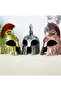 Metal Decorative Knight Helmet Medieval Themed Ancient Armor Trinket Ornament Accessory 10 Cm/1 Piece - 8