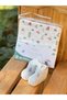 Baby Pompom Gray Booties & Set of 10 Cotton Wipes (Muslin Wipes with Gift) Newborn Gift - 6