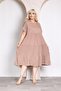Women's Large Size Sleeveless Summer Dress - 6