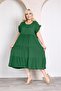 Women's Large Size Sleeveless Summer Dress - 7