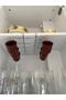 2 Pcs - Cup Hanger with 10 Hooks, Inside Cabinet Coffee Cup Hanger Silver - 4