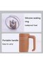 40oz Stainless Steel Tumbler Insulated Travel Mug with Lid & Straw Vacuum Cup Hot & Cold Drinks - 4