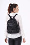 Women's Wash Leather Multi-Compartment Backpack Cty-Lbn-404 - 4