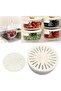 حاوية تخزين ذات طبقة مزدوجة مع مقبض قابل للطي |   صندوق ثلاجة متعدد الأغراض مع صينية تصريف