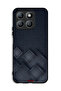 Honor X8b Protective Case Cover Squares Pattern On Cloth