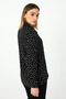 Women's Viscose Long Sleeve Stylish Polka Dot Shirt 1500070 - - 4