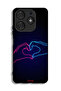 Tecno Spark 10 Pro Protective Case Cover Touching Hand Making Heart