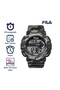 Adult Unisex Digital Watch, Black 38-171-002, 52 mm - 2