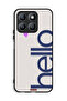 Honor X8b Protective Case Cover Hello