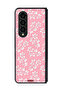 Samsung Galaxy Z Fold 4 Protective Case Cover Flowers Background Pattern