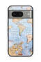 Google Pixel 8 Protective Case Cover World Map