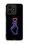 Realme C53 Protective Case Cover Snap Heart Art