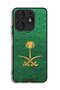 Tecno Spark 10 Pro Protective Case Cover Kingdom Of Saudi Arabia Sign On Leather