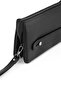 100% Genuine Leather Men's Hand and Wrist Bag Black Color Etn-50-S - 6