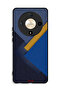 Honor X9b Protective Case Cover Triangles Leather Shades Pattern