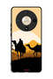 Honor X9b Protective Case Cover Camels In Desert Art