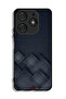 Tecno Spark 10 Pro Protective Case Cover Squares Pattern On Cloth