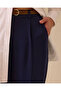 Belted Pleated Detailed Pocket Trousers - 3