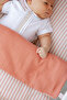 Mother's Side Muslin Duvet Cover Set (60X100 cm) |   Line Series - Coral - 6