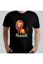 Cute Lion Unisex 100% Cotton Crew Neck T-Shirt