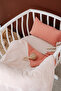 Mother's Side Muslin Duvet Cover Set (60X100 cm) |   Line Series - Coral - 5