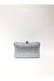 Silver Color Double Side Stone Material Evening Dress Portfolio Clutch Wedding Engagement Henna Evening Bag - 2