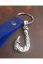 Seaman Fishing Hook Premium Keychain Design Real Leather Keychain - 2