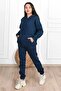 Women's Hooded Rubberized Tracksuit Set Eyaxx Sportwear Company