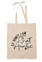 Oh Honey I Am That Aunt Still Aunt Printed Gift Organic Raw Cloth Bag