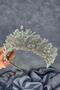 Green Tint Livan Beaded Bridal Henna Crown Hair Accessory - 7