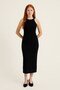 Women S Black Halter Neck Bodycon Stylish Midi Dress – for Casual and Special Occasion Pairings